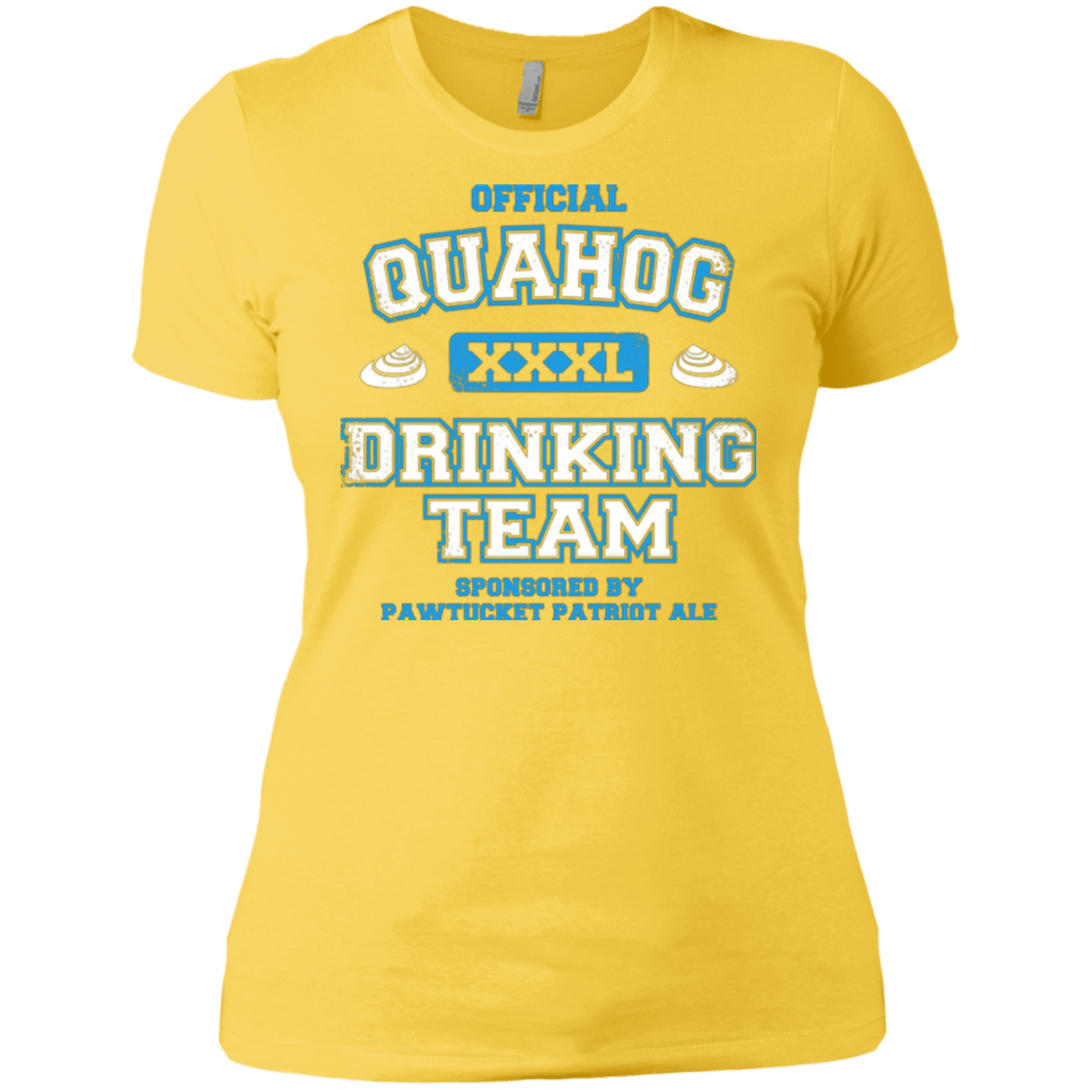 T-Shirts Vibrant Yellow / X-Small Quahog Drinking Team Women's Premium T-Shirt