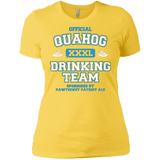T-Shirts Vibrant Yellow / X-Small Quahog Drinking Team Women's Premium T-Shirt