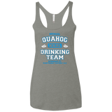 T-Shirts Venetian Grey / X-Small Quahog Drinking Team Women's Triblend Racerback Tank