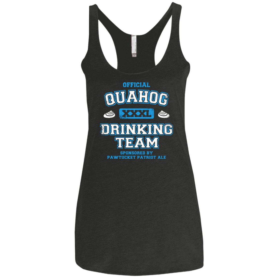 Quahog Drinking Team Women's Triblend Racerback Tank