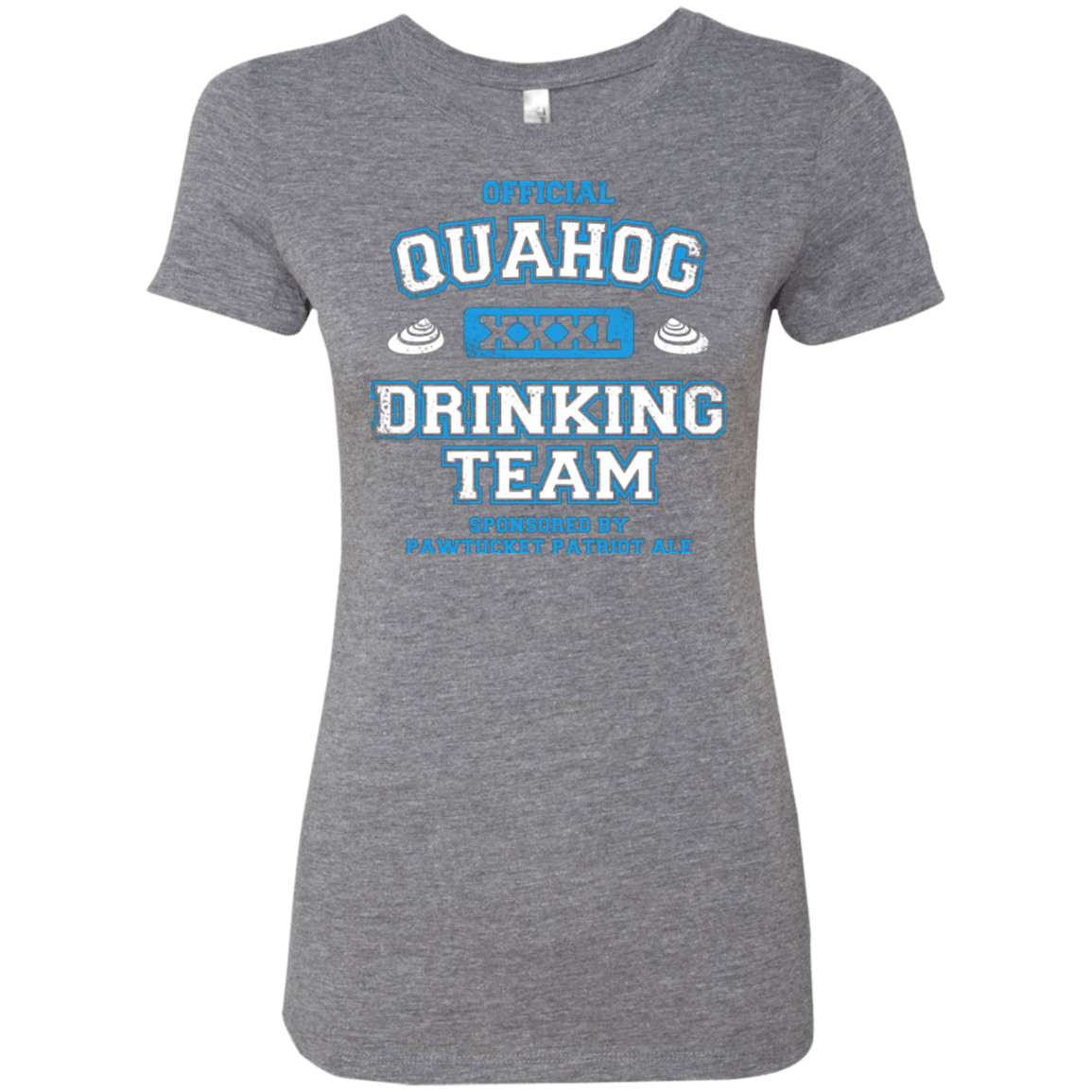 T-Shirts Premium Heather / Small Quahog Drinking Team Women's Triblend T-Shirt