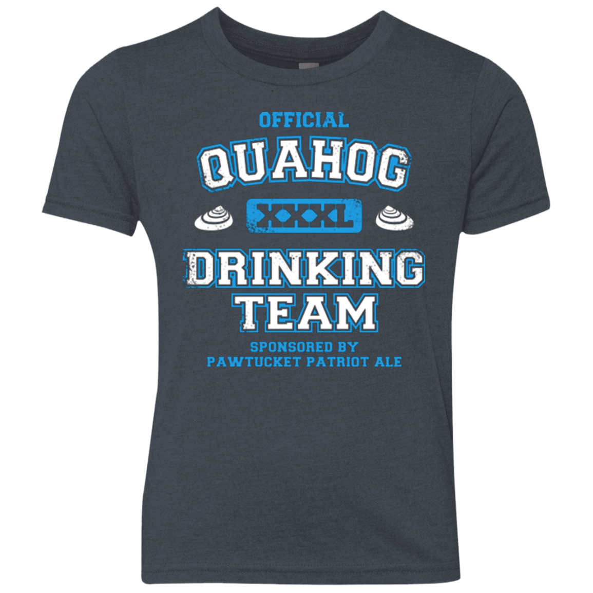T-Shirts Vintage Navy / YXS Quahog Drinking Team Youth Triblend T-Shirt