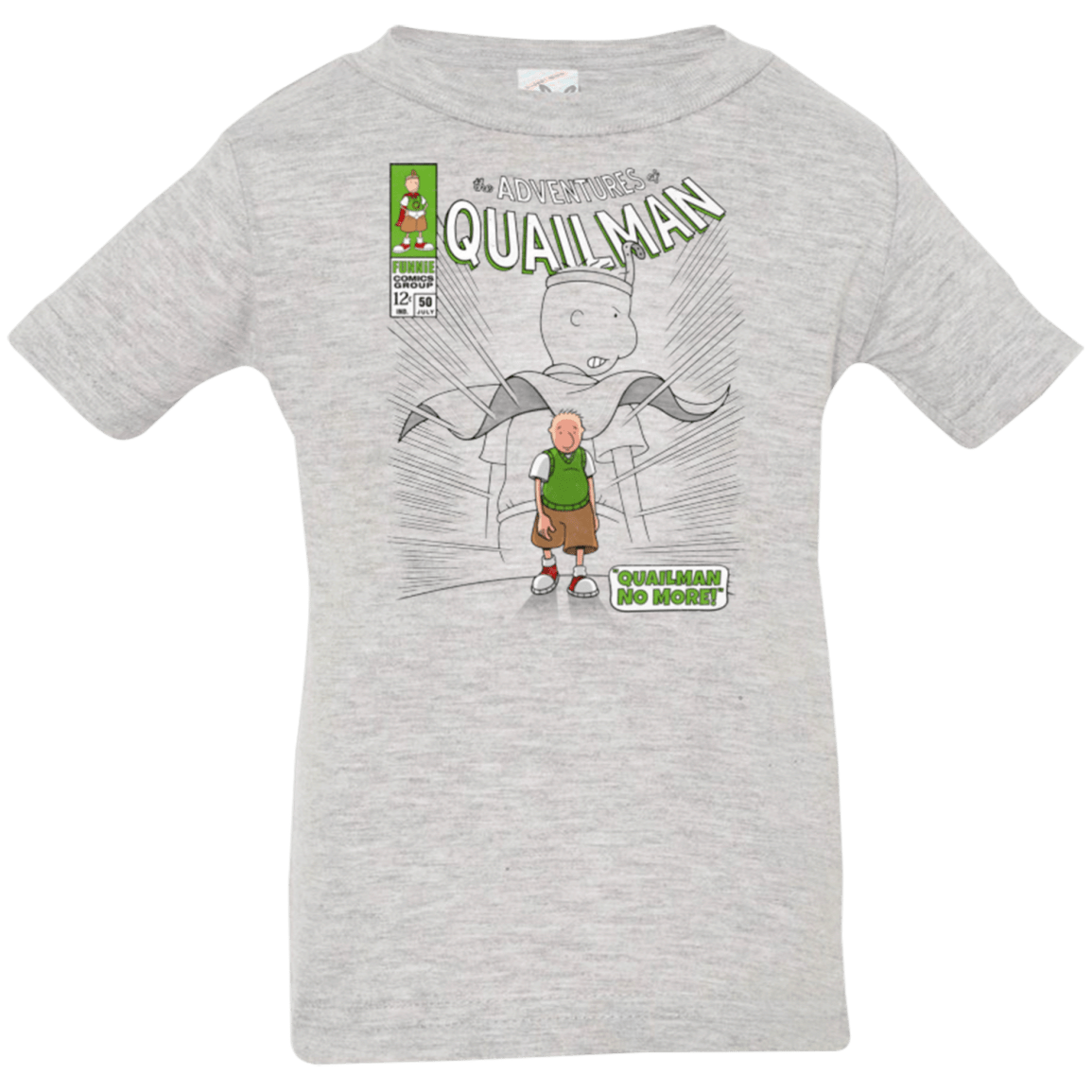 T-Shirts Heather / 6 Months Quailman No More Infant Premium T-Shirt