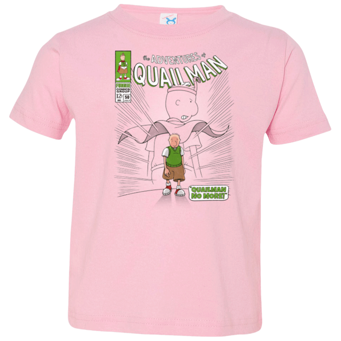 T-Shirts Pink / 2T Quailman No More Toddler Premium T-Shirt