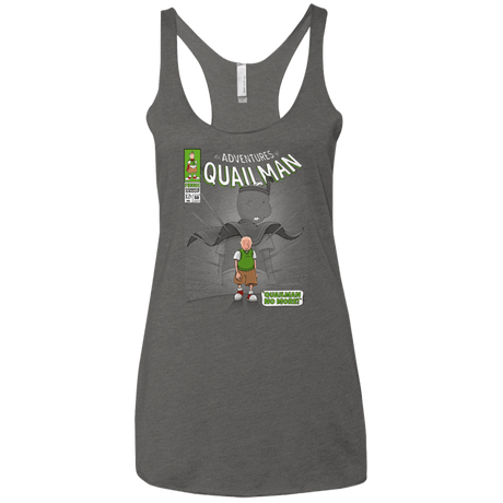 T-Shirts Premium Heather / X-Small Quailman No More Women's Triblend Racerback Tank
