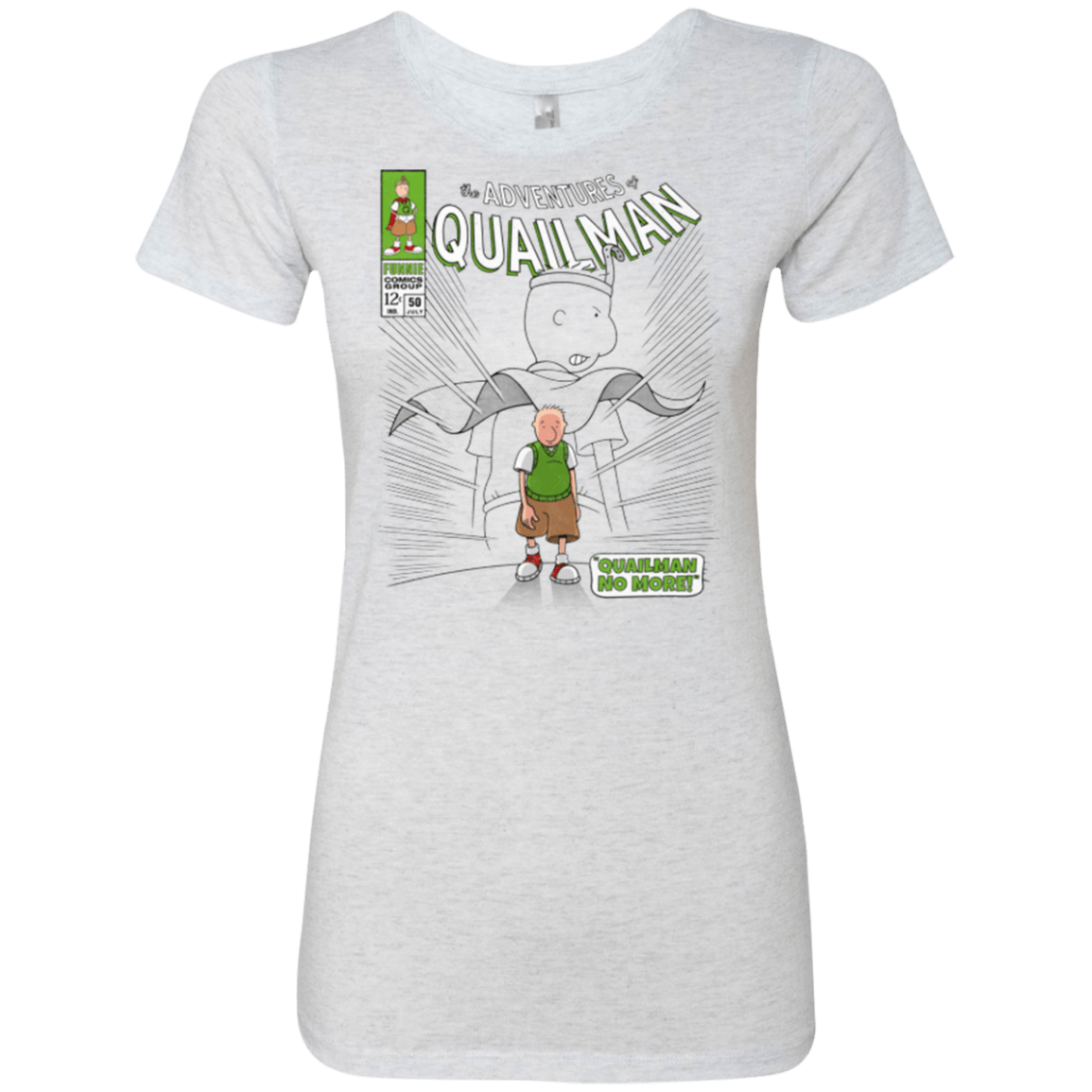 T-Shirts Heather White / Small Quailman No More Women's Triblend T-Shirt