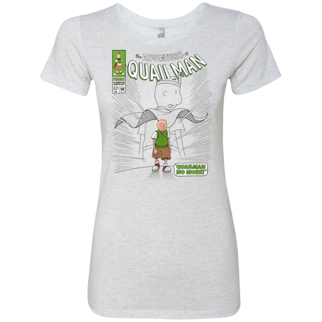 T-Shirts Heather White / Small Quailman No More Women's Triblend T-Shirt