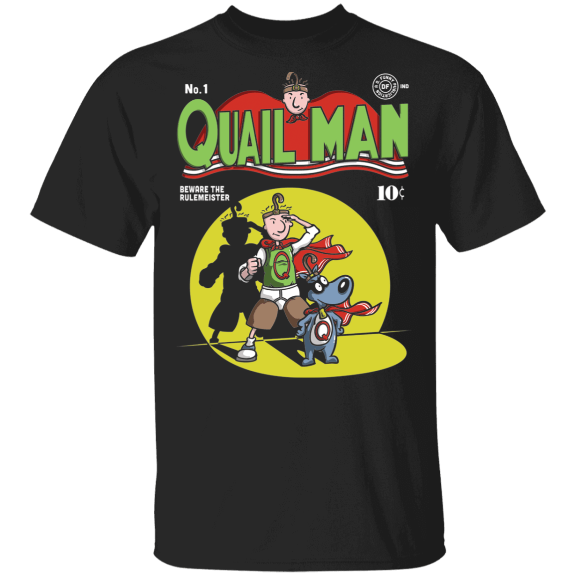 T-Shirts Black / S Quailman T-Shirt