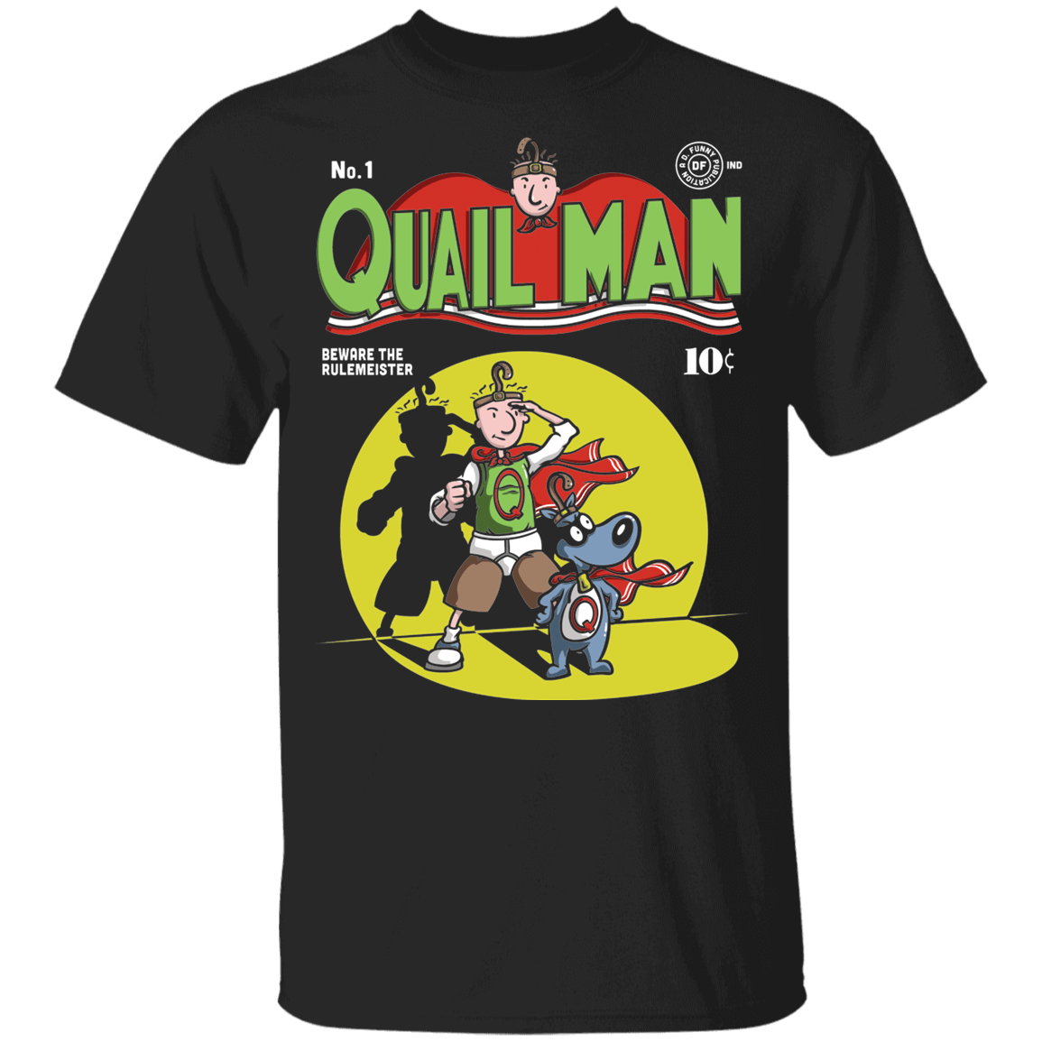 T-Shirts Black / YXS Quailman Youth T-Shirt
