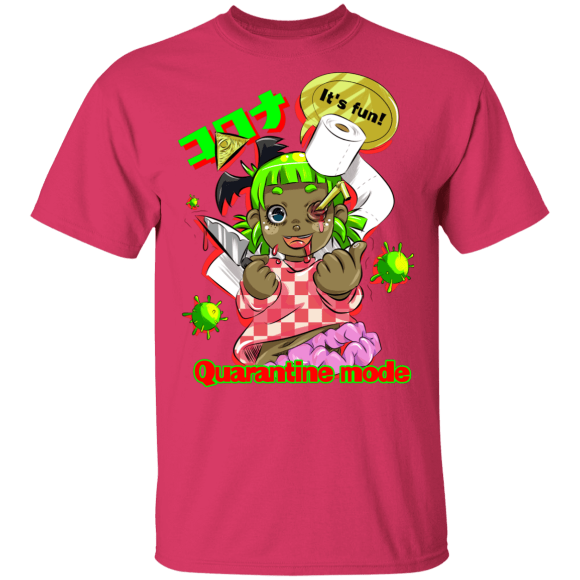 T-Shirts Heliconia / S Quarantine Mode T-Shirt
