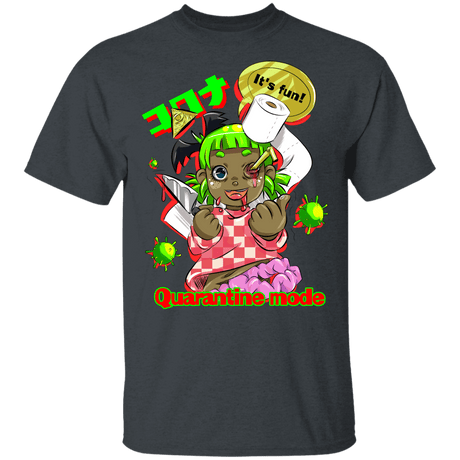 T-Shirts Dark Heather / YXS Quarantine Mode Youth T-Shirt