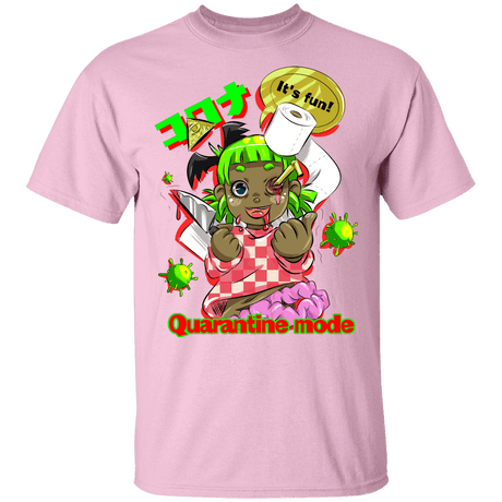 T-Shirts Light Pink / YXS Quarantine Mode Youth T-Shirt