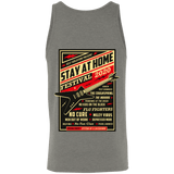 T-Shirts Grey Triblend / S Quarantine Social Distancing Stay Home Festival 2020 Men's Tank Top - Print On Back