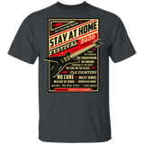 T-Shirts Dark Heather / S Quarantine Social Distancing Stay Home Festival 2020 T-Shirt