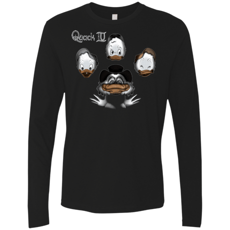 T-Shirts Black / Small Quaxk IV Men's Premium Long Sleeve