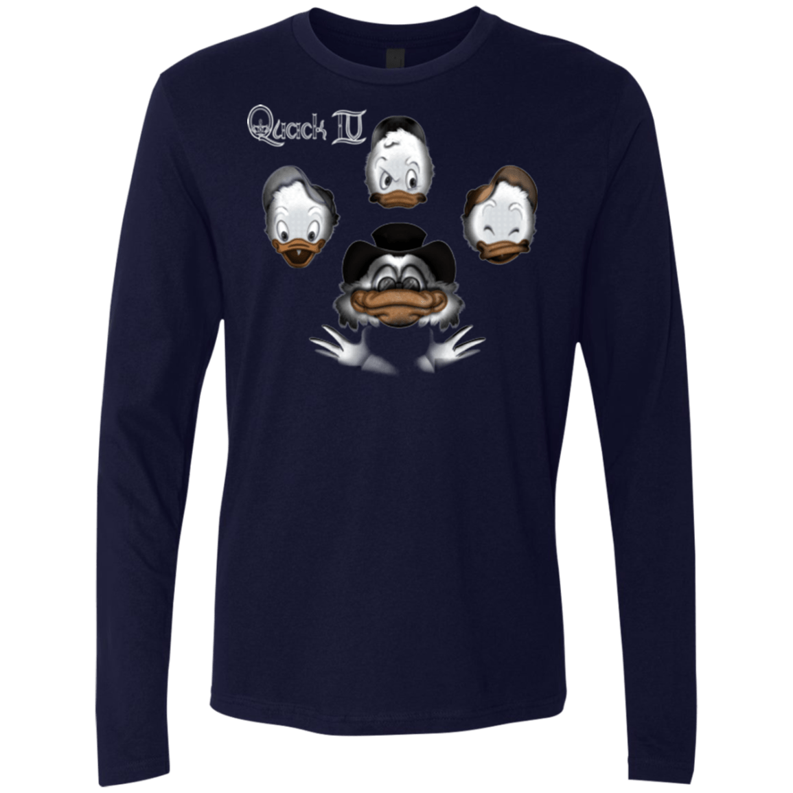 T-Shirts Midnight Navy / Small Quaxk IV Men's Premium Long Sleeve