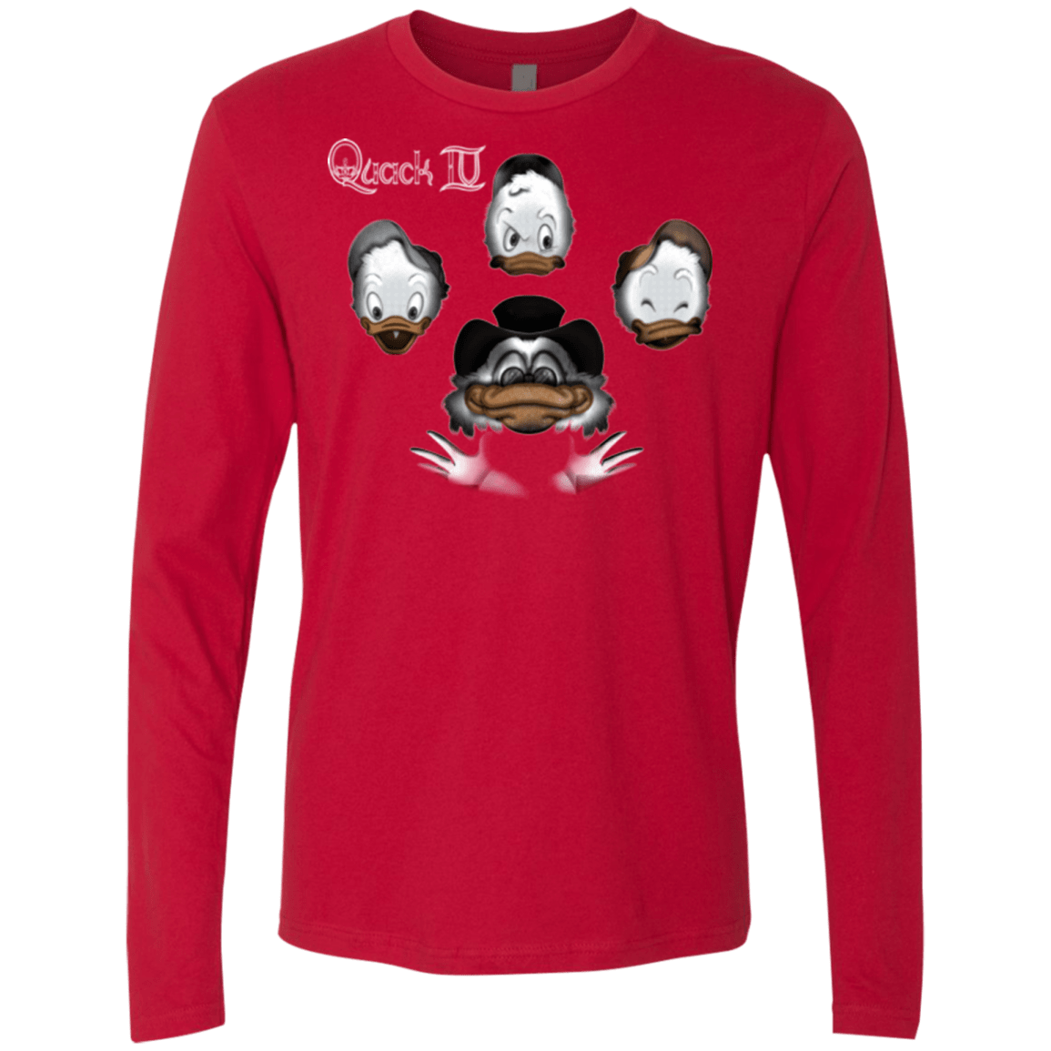 T-Shirts Red / Small Quaxk IV Men's Premium Long Sleeve