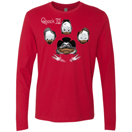 T-Shirts Red / Small Quaxk IV Men's Premium Long Sleeve