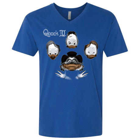 T-Shirts Royal / X-Small Quaxk IV Men's Premium V-Neck