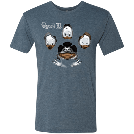T-Shirts Indigo / Small Quaxk IV Men's Triblend T-Shirt