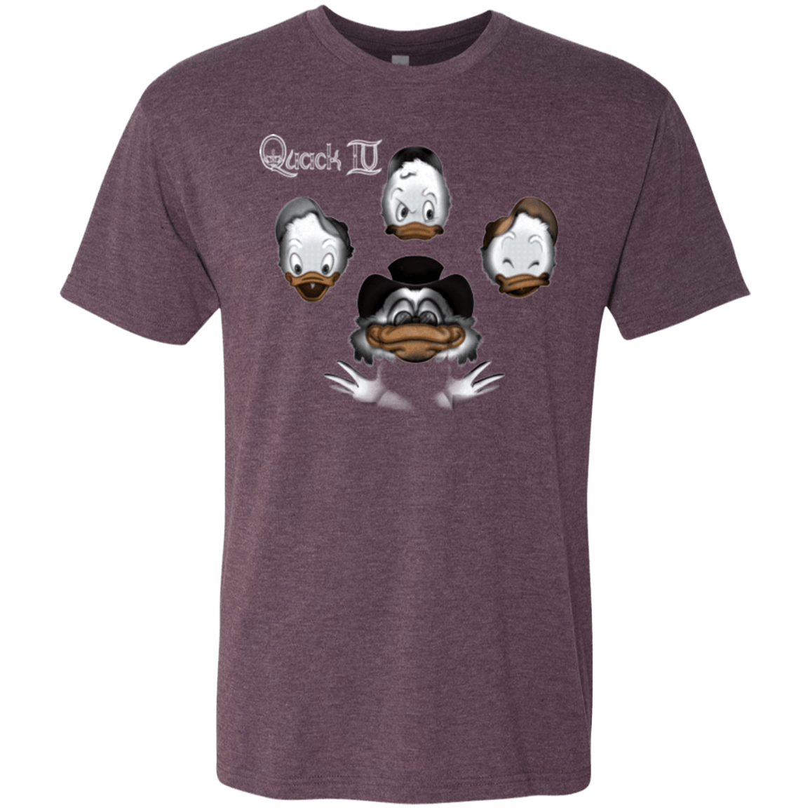 T-Shirts Vintage Purple / Small Quaxk IV Men's Triblend T-Shirt