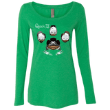 T-Shirts Envy / Small Quaxk IV Women's Triblend Long Sleeve Shirt