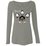 T-Shirts Venetian Grey / Small Quaxk IV Women's Triblend Long Sleeve Shirt