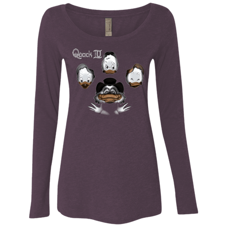 T-Shirts Vintage Purple / Small Quaxk IV Women's Triblend Long Sleeve Shirt