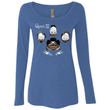 T-Shirts Vintage Royal / Small Quaxk IV Women's Triblend Long Sleeve Shirt