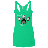 T-Shirts Envy / X-Small Quaxk IV Women's Triblend Racerback Tank