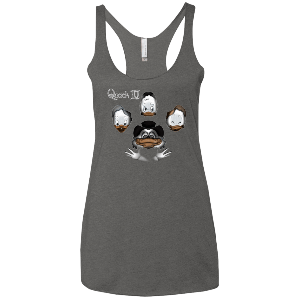 T-Shirts Premium Heather / X-Small Quaxk IV Women's Triblend Racerback Tank