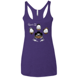 T-Shirts Purple / X-Small Quaxk IV Women's Triblend Racerback Tank