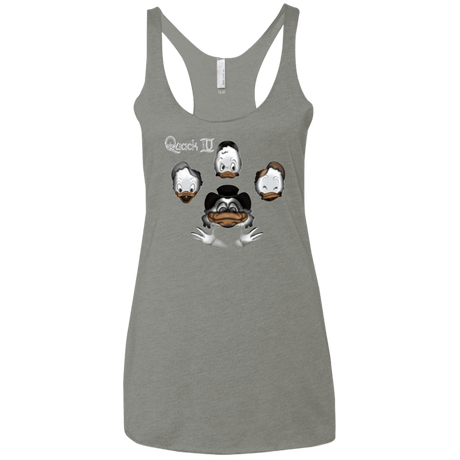 T-Shirts Venetian Grey / X-Small Quaxk IV Women's Triblend Racerback Tank