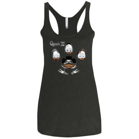T-Shirts Vintage Black / X-Small Quaxk IV Women's Triblend Racerback Tank
