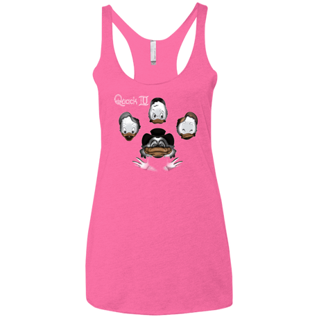 T-Shirts Vintage Pink / X-Small Quaxk IV Women's Triblend Racerback Tank