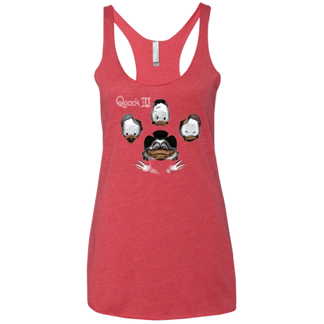 T-Shirts Vintage Red / X-Small Quaxk IV Women's Triblend Racerback Tank