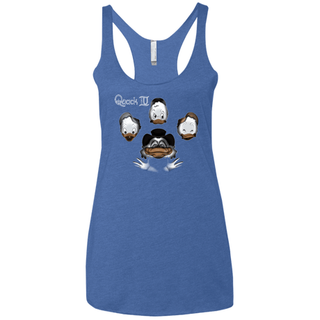 T-Shirts Vintage Royal / X-Small Quaxk IV Women's Triblend Racerback Tank