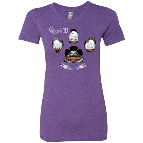 T-Shirts Purple Rush / Small Quaxk IV Women's Triblend T-Shirt