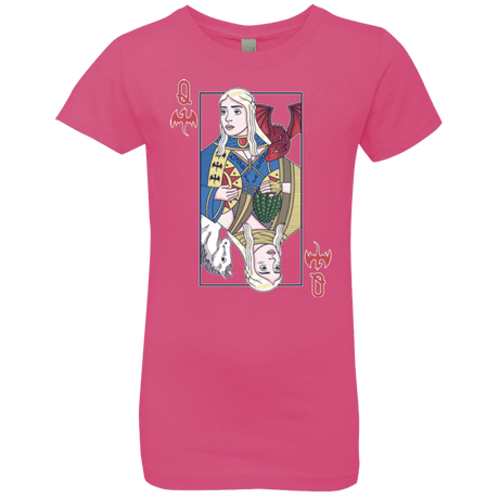 T-Shirts Hot Pink / YXS Queen of Dragons Girls Premium T-Shirt