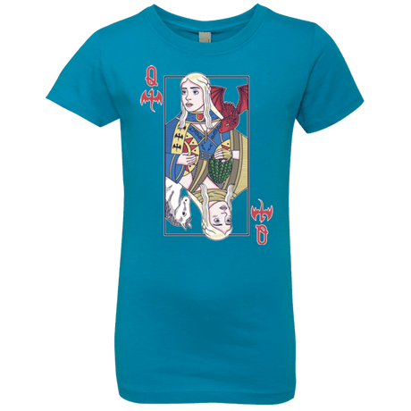 T-Shirts Turquoise / YXS Queen of Dragons Girls Premium T-Shirt