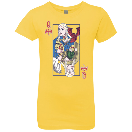 T-Shirts Vibrant Yellow / YXS Queen of Dragons Girls Premium T-Shirt