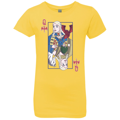 T-Shirts Vibrant Yellow / YXS Queen of Dragons Girls Premium T-Shirt