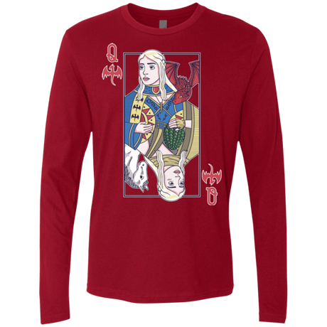 T-Shirts Cardinal / Small Queen of Dragons Men's Premium Long Sleeve