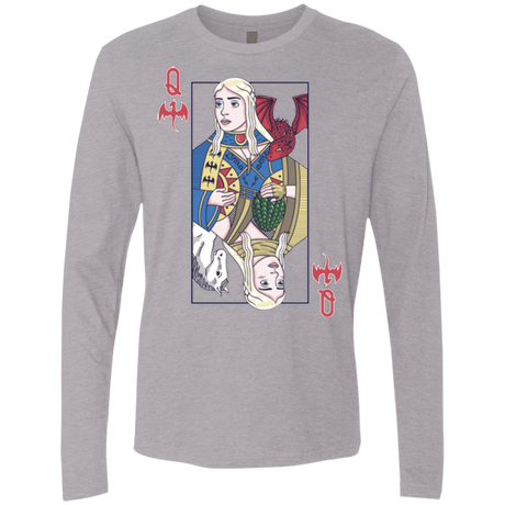 T-Shirts Heather Grey / Small Queen of Dragons Men's Premium Long Sleeve