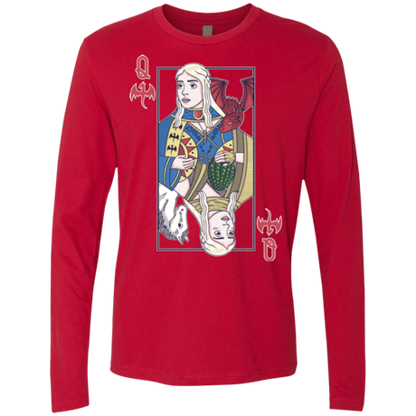T-Shirts Red / Small Queen of Dragons Men's Premium Long Sleeve