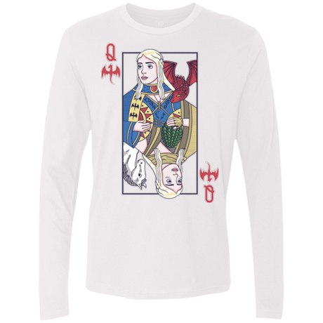 T-Shirts White / Small Queen of Dragons Men's Premium Long Sleeve