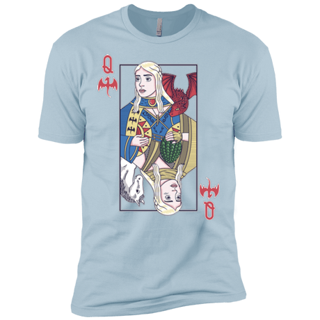 T-Shirts Light Blue / X-Small Queen of Dragons Men's Premium T-Shirt