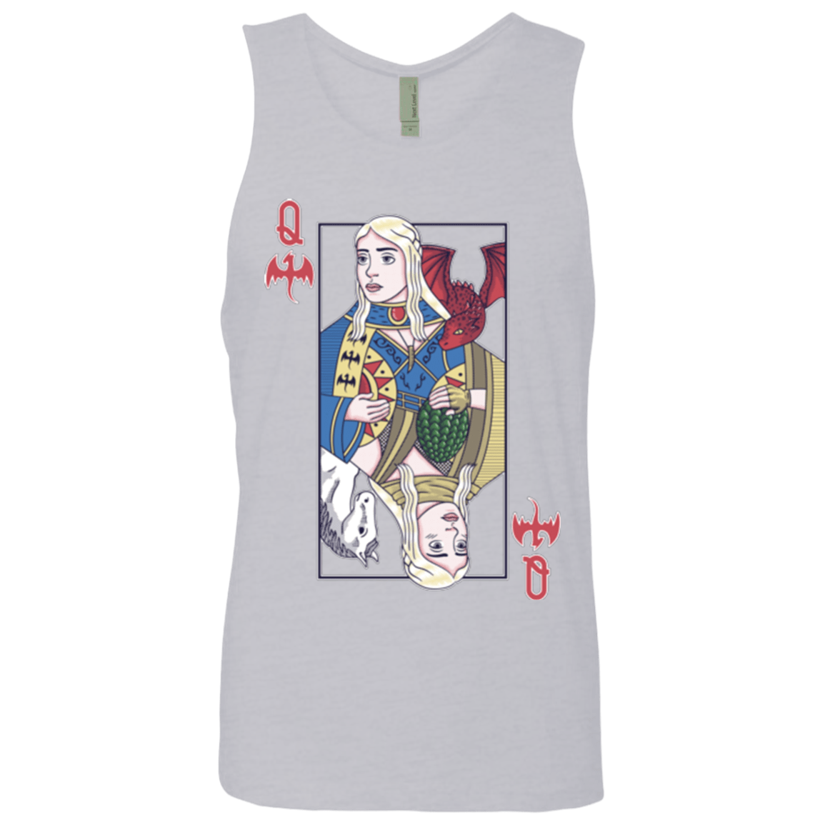 T-Shirts Heather Grey / Small Queen of Dragons Men's Premium Tank Top