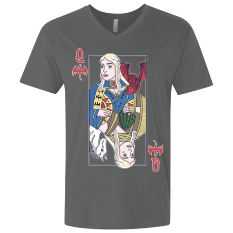 T-Shirts Heavy Metal / X-Small Queen of Dragons Men's Premium V-Neck