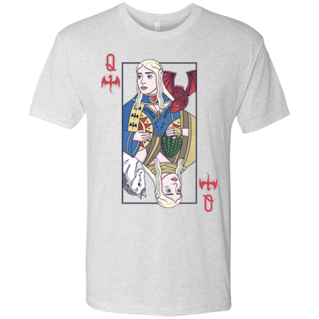 T-Shirts Heather White / Small Queen of Dragons Men's Triblend T-Shirt